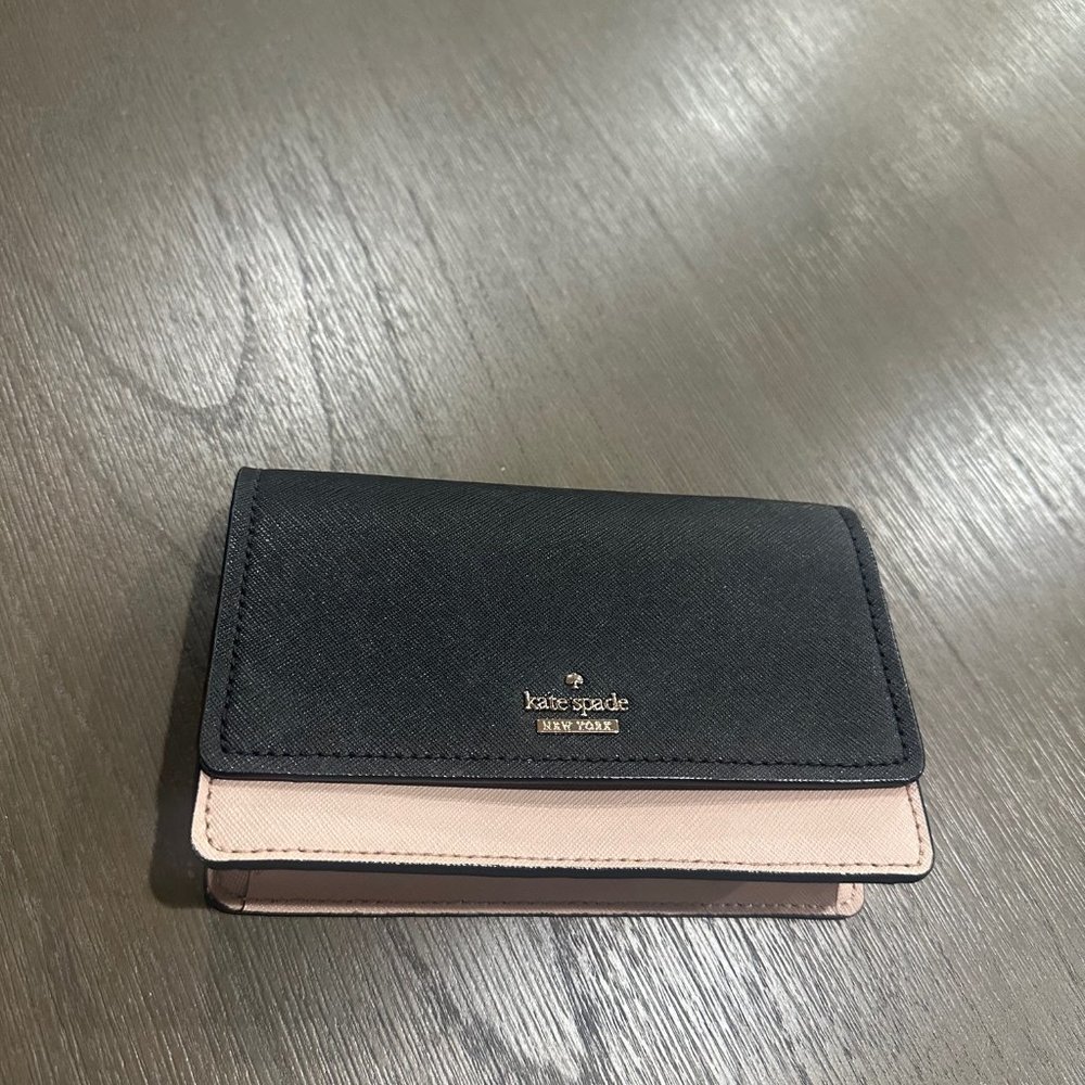 kate spade Black & Cream Clutch
